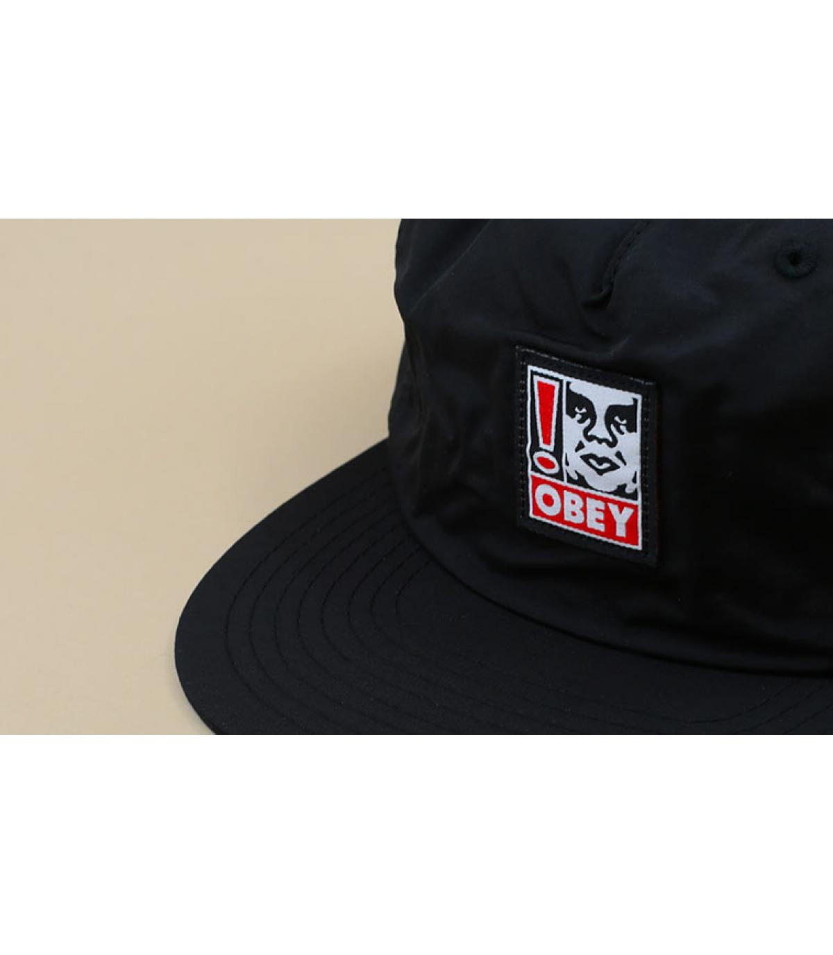 black Obey snapback patch black Obey snapback patch